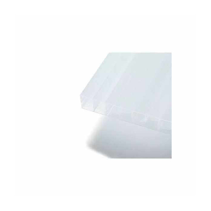 Сотовый поликарбонат 10 мм КОЛИБРИ белый 2100х12000 мм